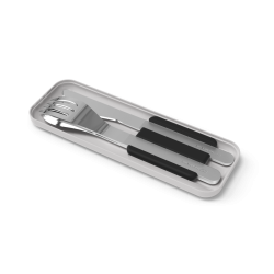 Комплект прибори за хранене MB Slim box - черни