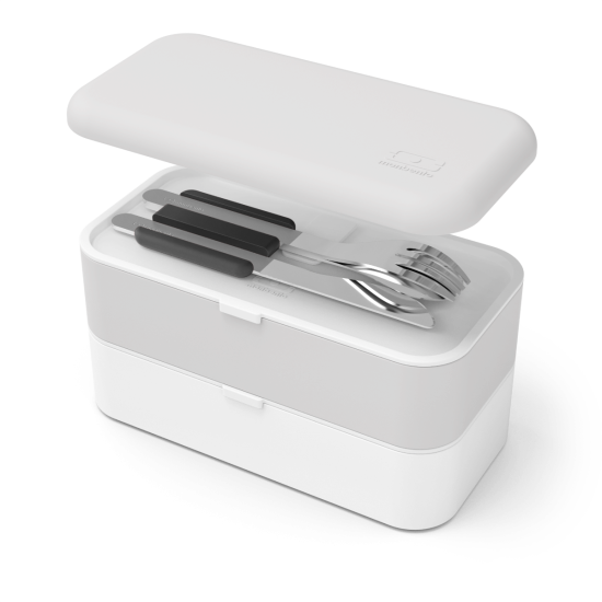 Комплект прибори за хранене MB Slim box - черни