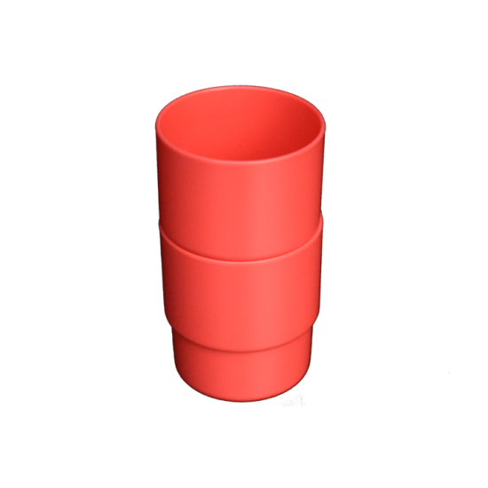 Детска стифираща чаша 300 ml - червена